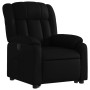 Sillón reclinable elevable cuero artificial negro de , Sillones - Ref: Foro24-3205264, Precio: 283,01 €, Descuento: %