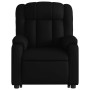 Sillón reclinable elevable cuero artificial negro de , Sillones - Ref: Foro24-3205264, Precio: 283,01 €, Descuento: %