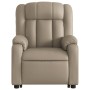 Sillón reclinable elevable cuero artificial color capuchino de , Sillones - Ref: Foro24-3205270, Precio: 277,74 €, Descuento: %