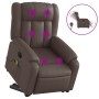 Brown synthetic leather electric lifting massage chair by , Armchairs - Ref: Foro24-3205287, Price: 347,42 €, Discount: %