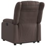 Sillón reclinable elevable cuero sintético marrón de , Sillones - Ref: Foro24-3205266, Precio: 402,99 €, Descuento: %