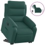 Sillón eléctrico reclinable elevable de tela verde oscuro de , Sillones - Ref: Foro24-3205010, Precio: 316,08 €, Descuento: %