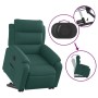 Sillón eléctrico reclinable elevable de tela verde oscuro de , Sillones - Ref: Foro24-3205010, Precio: 316,08 €, Descuento: %