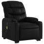 Black Artificial Leather Foot Massage Recliner by , Armchairs - Ref: Foro24-3206606, Price: 288,51 €, Discount: %