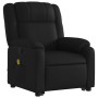 Sillón reclinable de masaje de pie cuero artificial negro de , Sillones - Ref: Foro24-3205157, Precio: 283,94 €, Descuento: %