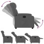 Sillón reclinable eléctrico de tela gris oscuro de , Sillones - Ref: Foro24-3205293, Precio: 277,99 €, Descuento: %