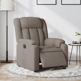 Taupe gray fabric electric recliner by , Armchairs - Ref: Foro24-3205300, Price: 314,41 €, Discount: %