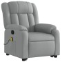 Sillón de masaje reclinable de pie de tela gris claro de , Sillones - Ref: Foro24-3205328, Precio: 296,81 €, Descuento: %