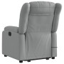 Sillón de masaje reclinable de pie de tela gris claro de , Sillones - Ref: Foro24-3205328, Precio: 296,81 €, Descuento: %