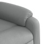 Sillón de masaje reclinable de pie de tela gris claro de , Sillones - Ref: Foro24-3205328, Precio: 296,81 €, Descuento: %