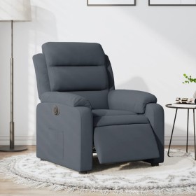 Sillón reclinable eléctrico de terciopelo gris oscuro de , Sillones - Ref: Foro24-3205071, Precio: 271,99 €, Descuento: %