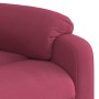 Sillón reclinable de masaje elevable terciopelo rojo tinto de , Sillones - Ref: Foro24-3205108, Precio: 310,72 €, Descuento: %