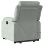 Sillón reclinable de masaje elevable terciopelo gris claro de , Sillones - Ref: Foro24-3205103, Precio: 291,59 €, Descuento: %