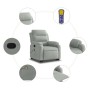 Sillón reclinable de masaje elevable terciopelo gris claro de , Sillones - Ref: Foro24-3205103, Precio: 291,59 €, Descuento: %