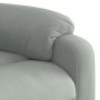 Sillón reclinable de masaje elevable terciopelo gris claro de , Sillones - Ref: Foro24-3205103, Precio: 291,59 €, Descuento: %