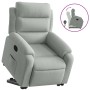 Sillón reclinable elevable terciopelo gris claro de , Sillones - Ref: Foro24-3205092, Precio: 277,79 €, Descuento: %