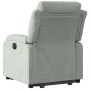 Sillón reclinable elevable terciopelo gris claro de , Sillones - Ref: Foro24-3205092, Precio: 277,79 €, Descuento: %