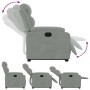 Sillón reclinable elevable terciopelo gris claro de , Sillones - Ref: Foro24-3205092, Precio: 277,79 €, Descuento: %