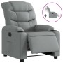 Electric recliner light gray fabric by , Armchairs - Ref: Foro24-3206627, Price: 307,99 €, Discount: %