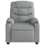 Sillón reclinable eléctrico tela gris claro de , Sillones - Ref: Foro24-3206627, Precio: 307,99 €, Descuento: %