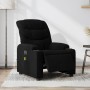 Sillón reclinable de masaje eléctrico tela negro de , Sillones - Ref: Foro24-3206638, Precio: 298,79 €, Descuento: %