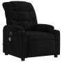 Sillón reclinable de masaje eléctrico tela negro de , Sillones - Ref: Foro24-3206638, Precio: 298,79 €, Descuento: %