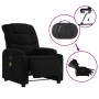 Sillón reclinable de masaje eléctrico tela negro de , Sillones - Ref: Foro24-3206638, Precio: 298,79 €, Descuento: %