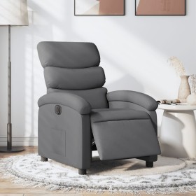 Sillón reclinable eléctrico de tela gris oscuro de , Sillones - Ref: Foro24-3203955, Precio: 249,61 €, Descuento: %