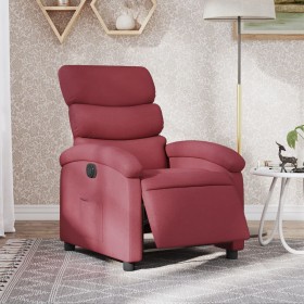 Electric reclining armchair in burgundy fabric by , Armchairs - Ref: Foro24-3203957, Price: 249,99 €, Discount: %