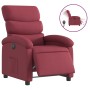 Sillón reclinable eléctrico tela rojo tinto de , Sillones - Ref: Foro24-3203957, Precio: 247,74 €, Descuento: %