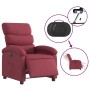 Sillón reclinable eléctrico tela rojo tinto de , Sillones - Ref: Foro24-3203957, Precio: 247,74 €, Descuento: %