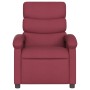 Sillón reclinable eléctrico tela rojo tinto de , Sillones - Ref: Foro24-3203957, Precio: 247,74 €, Descuento: %