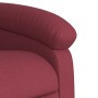 Sillón reclinable eléctrico tela rojo tinto de , Sillones - Ref: Foro24-3203957, Precio: 247,74 €, Descuento: %