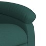 Sillón reclinable eléctrico tela verde oscuro de , Sillones - Ref: Foro24-3203960, Precio: 247,74 €, Descuento: %