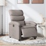 Sillón reclinable eléctrico tela gris taupé de , Sillones - Ref: Foro24-3203962, Precio: 247,74 €, Descuento: %