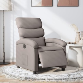 Taupe gray fabric electric recliner by , Armchairs - Ref: Foro24-3203962, Price: 247,40 €, Discount: %