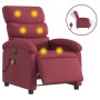 Red fabric electric reclining massage chair by , Armchairs - Ref: Foro24-3203969, Price: 247,46 €, Discount: %