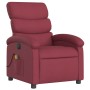 Red fabric electric reclining massage chair by , Armchairs - Ref: Foro24-3203969, Price: 247,46 €, Discount: %