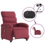 Sillón de masaje reclinable eléctrico tela rojo tinto de , Sillones - Ref: Foro24-3203969, Precio: 247,46 €, Descuento: %