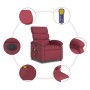 Red fabric electric reclining massage chair by , Armchairs - Ref: Foro24-3203969, Price: 247,46 €, Discount: %