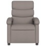 Sillón reclinable de masaje eléctrico tela gris taupe de , Sillones - Ref: Foro24-3203974, Precio: 277,37 €, Descuento: %