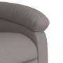 Sillón reclinable de masaje eléctrico tela gris taupe de , Sillones - Ref: Foro24-3203974, Precio: 277,37 €, Descuento: %