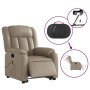 Sillón reclinable de masaje eléctrico cuero sintético capuchino de , Sillones - Ref: Foro24-3205291, Precio: 347,98 €, Descue...