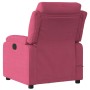 Red velvet electric massage recliner by , Armchairs - Ref: Foro24-3205086, Price: 287,99 €, Discount: %