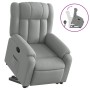 Sillón reclinable elevable de tela gris claro de , Sillones - Ref: Foro24-3205316, Precio: 282,93 €, Descuento: %