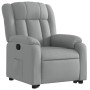 Sillón reclinable elevable de tela gris claro de , Sillones - Ref: Foro24-3205316, Precio: 282,93 €, Descuento: %