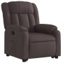 Sillón reclinable elevable tela marrón oscuro de , Sillones - Ref: Foro24-3205321, Precio: 327,97 €, Descuento: %