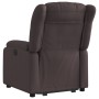 Sillón reclinable elevable tela marrón oscuro de , Sillones - Ref: Foro24-3205321, Precio: 327,97 €, Descuento: %