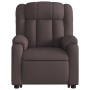 Sillón reclinable elevable tela marrón oscuro de , Sillones - Ref: Foro24-3205321, Precio: 327,97 €, Descuento: %