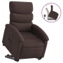 Sillón reclinable elevable tela marrón oscuro de , Sillones - Ref: Foro24-3203983, Precio: 268,21 €, Descuento: %